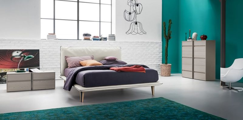 Extra-Bed Letti - pat modern, pat pe picioare, paturi picioare, pat lux