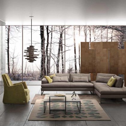 Sunset Sofa - canapele moderne, canapele moderne lux, canapea italia, canapele piele, canapele textil