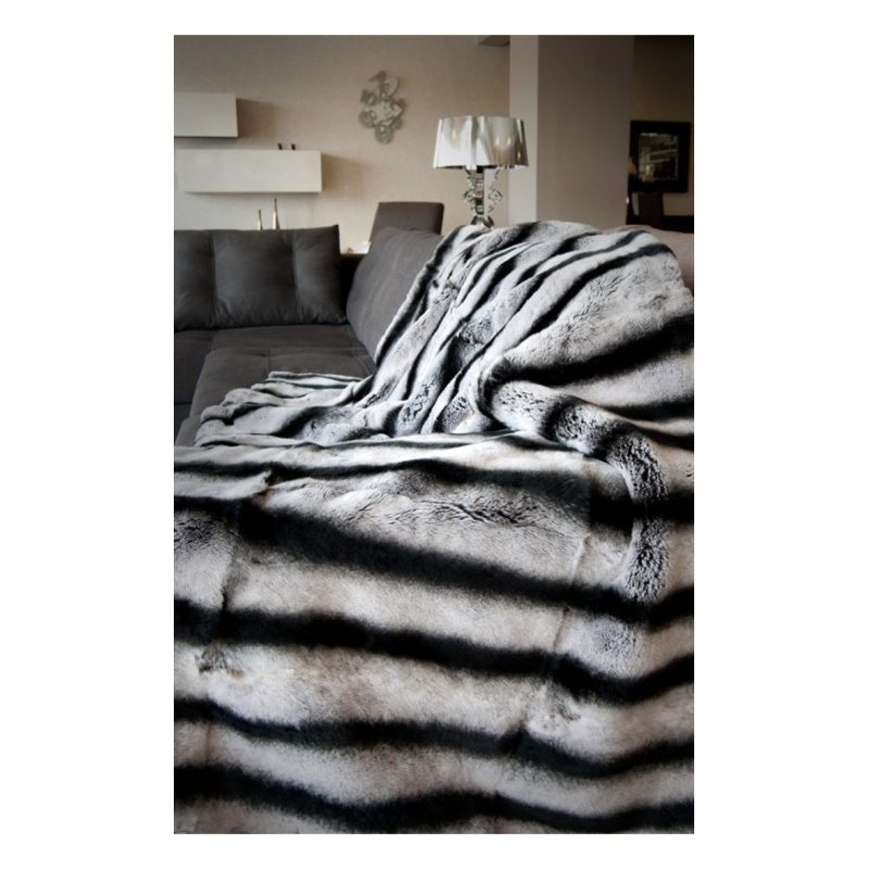 Chinchila Bedcover Rex Rabbit throw