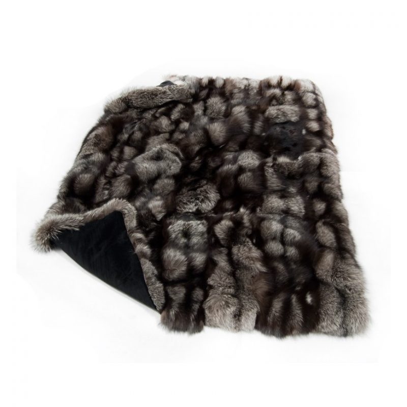 Blanket silver fox Throw