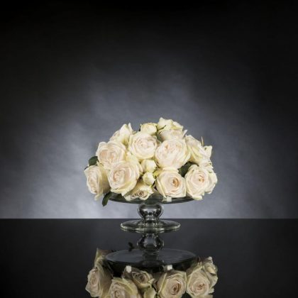 Alzata Bouquet Rose - decor floral lux