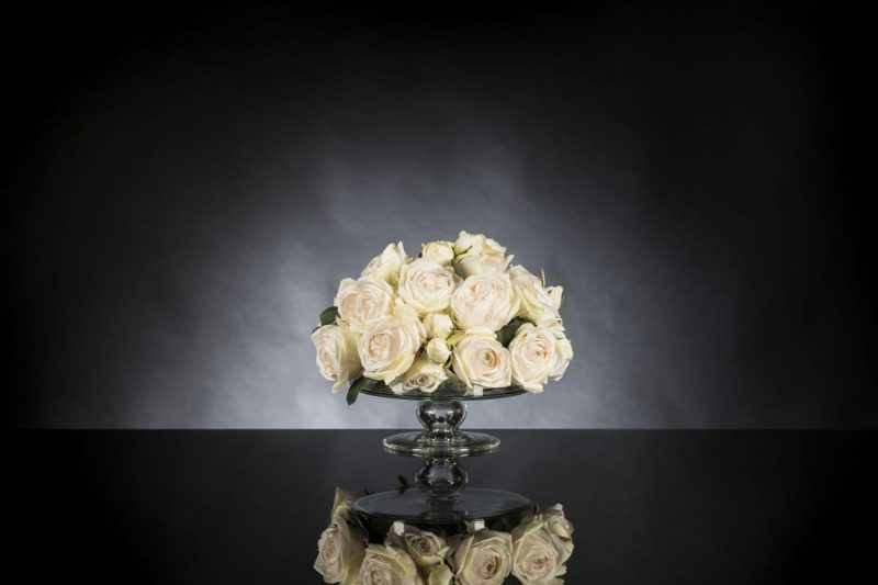 Alzata Bouquet Rose - decor floral lux
