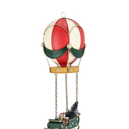 NOELLE HOT AIR BALLOON SLEIGH - decor Craciun