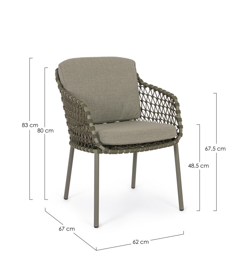 Scaun terasa IVISSA Olive - imagine 8