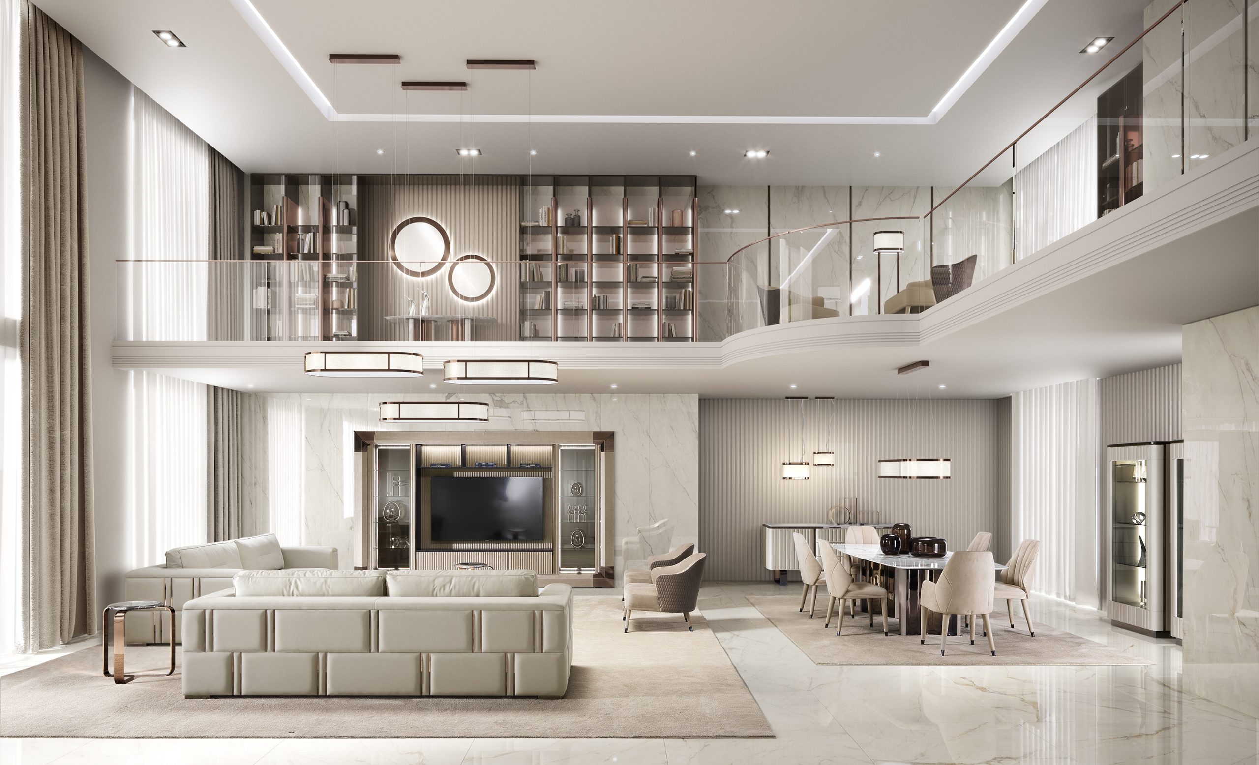 Cum să aleg mobilierul pentru un living open-space?
